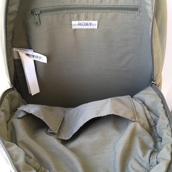 Roxy - Canvas Backpack w/ Crochet Detail - Picture 6 of 9